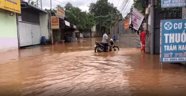 Đồng Nai: Nước lũ dâng cao, hàng trăm hộ dân bị ngập lụt - Ảnh 5.