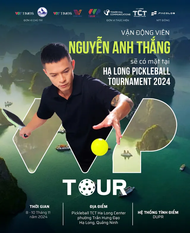 Hạ Long Pickleball Challenger 2024: Sân Chơi Đẳng Cấp Thu Hút Hơn 300 Vận Động Viên Và Các Ngôi Sao Thể Thao Hàng Đầu - Ảnh 2.