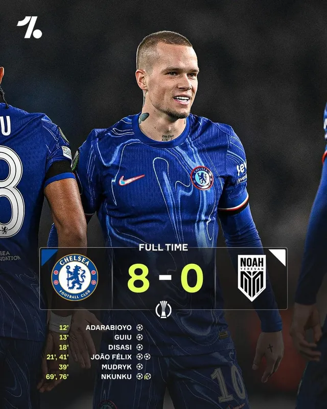 Chelsea vùi dập đội bóng vô danh, xô đổ hàng loạt kỷ lục Conference League - Ảnh 3.