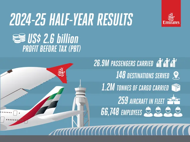 Emirates Group reports record half-year results for 2024-25 - Ảnh 2.