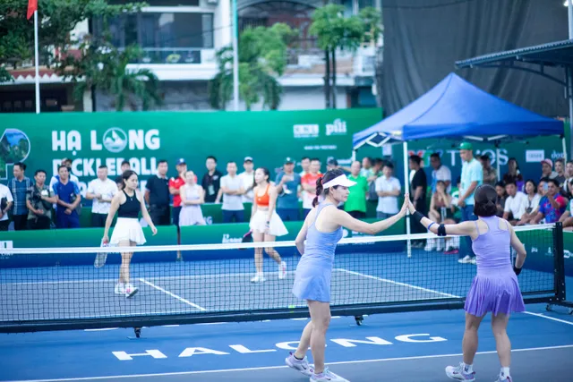 Nhiều trận đấu hấp dẫn ngày khai mạc giải Pickleball Chanlleger 2024 tại TP Hạ Long - Ảnh 3.