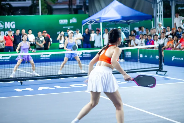 Nhiều trận đấu hấp dẫn ngày khai mạc giải Pickleball Chanlleger 2024 tại TP Hạ Long - Ảnh 8.