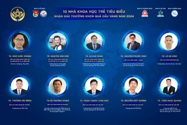 10 nhà khoa học trẻ xuất sắc được nhận Giải thưởng Quả Cầu Vàng 2024  - Ảnh 1.