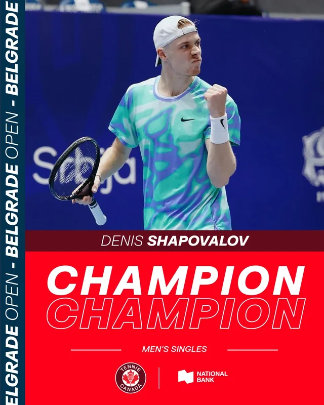 Denis Shapovalov vô địch giải quần vợt Belgrade mở rộng - Ảnh 1.