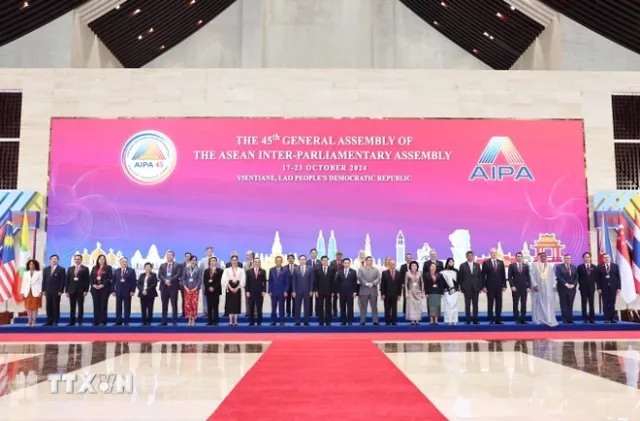 AIPAs 45th General Assembly opens in Vientiane - Ảnh 1.
