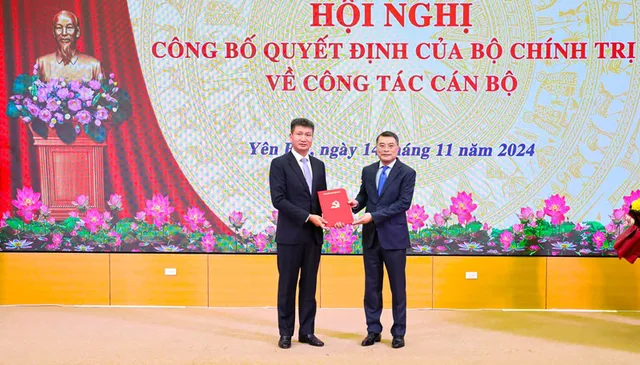 Ông Trần Huy Tuấn được chuẩn y giữ chức Bí thư Tỉnh ủy Yên Bái - Ảnh 1.