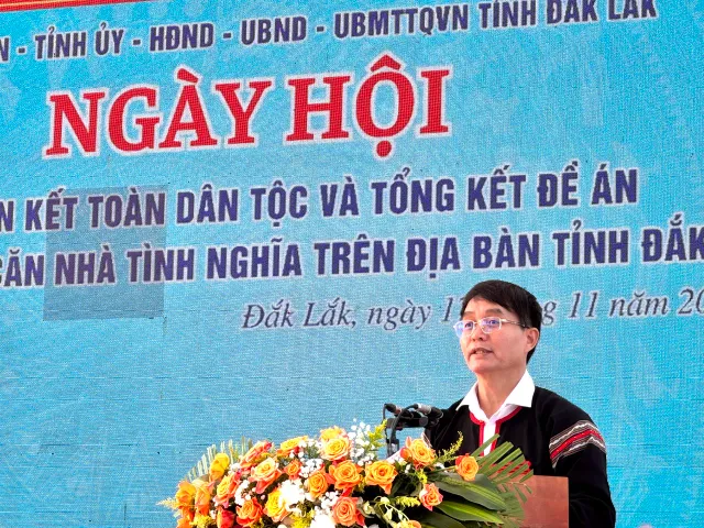 Đại tướng, Bộ trưởng Bộ Công an Lương Tam Quang dự Ngày Hội Đại đoàn kết toàn dân tộc tại Đắk Lắk - Ảnh 6.