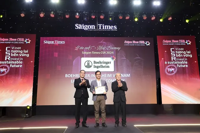 Saigon Times CSR 2024 tôn vinh các dự án hỗ trợ cộng đồng của Boehringer Ingelheim Việt Nam - Ảnh 1.