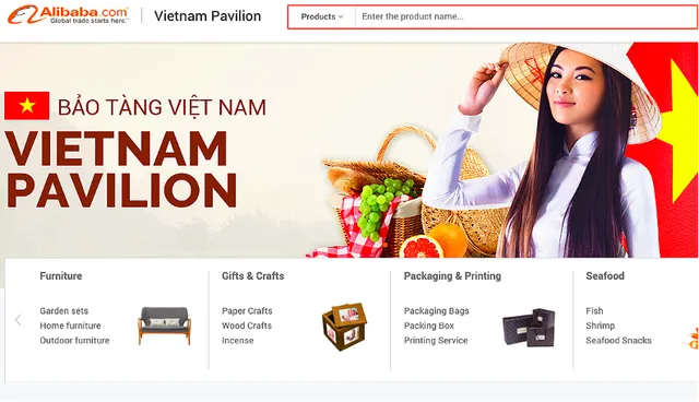 Giới thiệu “Gian hàng Quốc gia Việt Nam – Vietnam Pavilion” trên nền tảng thương mại điện tử Alibaba - Ảnh 1.