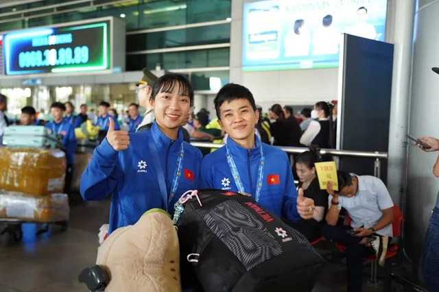 Đội tuyển Futsal Nữ Việt Nam về nước tiếp tục chuẩn bị cho vòng loại châu Á 2025 - Ảnh 8.