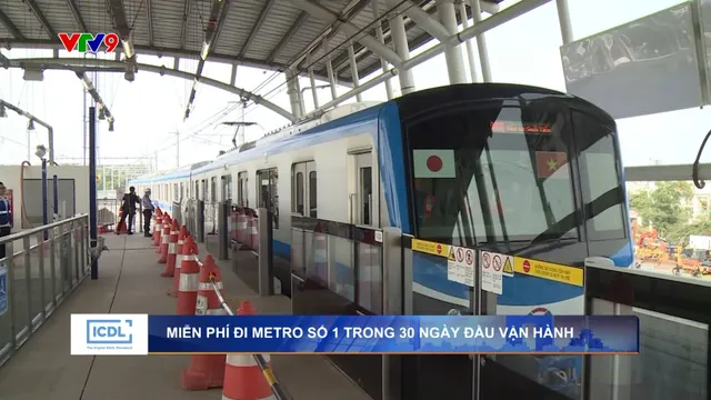 Miễn phí đi metro số 1 trong 30 ngày đầu vận hành