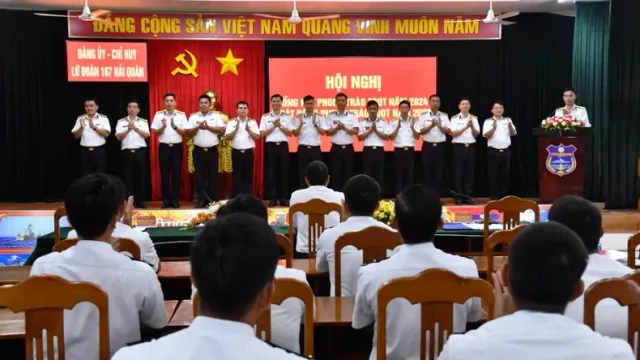 Lữ đoàn 167 Hải quân: Xây dựng đơn vị vững mạnh toàn diện “Mẫu mực, tiêu biểu” - Ảnh 1.