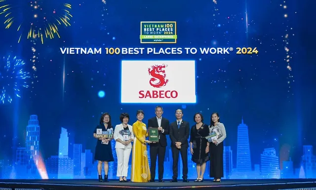 SABECO được vinh danh giải thưởng “Nơi làm việc tốt nhất Việt Nam 2024” - Ảnh 1.