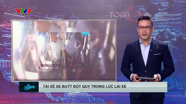 Tài xế xe buýt đột quỵ trong lúc lái xe