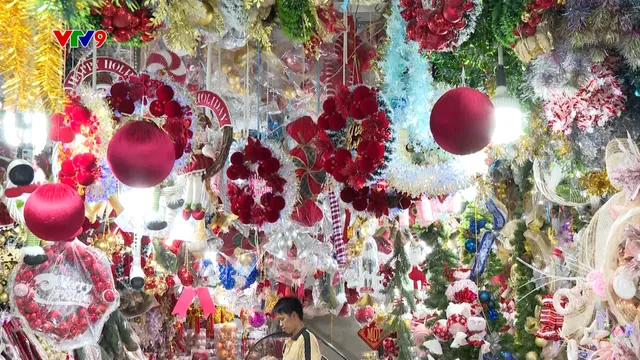 Thị trường đồ trang trí Noel vào mùa