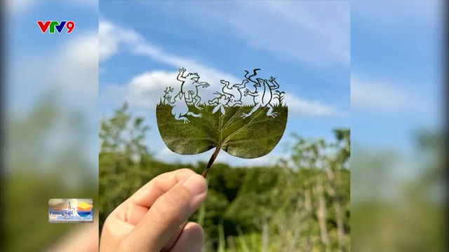 Nhật Bản: Nghệ thuật khắc tranh trên lá