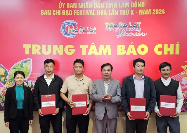 Ra mắt Trung tâm báo chí phục vụ Festival Hoa Đà Lạt - Ảnh 1.