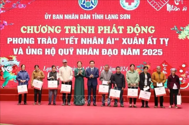 Lạng Sơn: Phát động phong trào Tết Nhân ái và Quỹ Nhân đạo  - Ảnh 2.