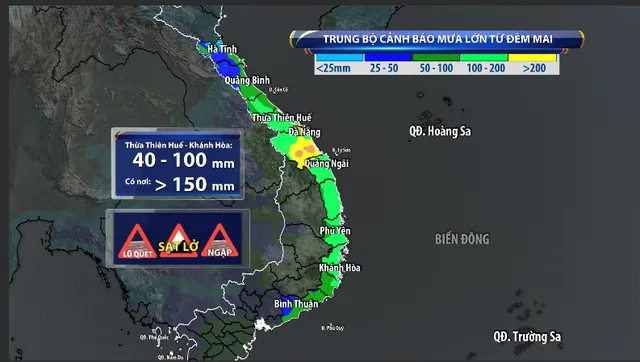Trung Bộ cảnh báo đợt mưa lớn diện rộng từ đêm 10-15/12 - Ảnh 1.