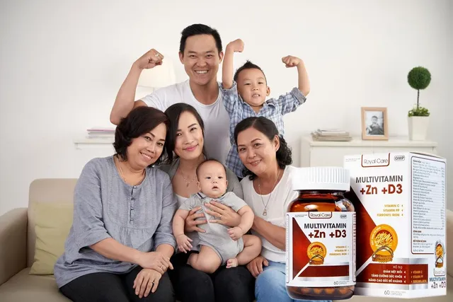 Sức khỏe toàn diện - Năng lượng tràn đầy với TPBVSK Royal Care Multivitamin + Zn + D3 - Ảnh 2.