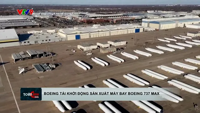 Boeing tái khởi động sản xuất máy bay Boeing 737 MAX