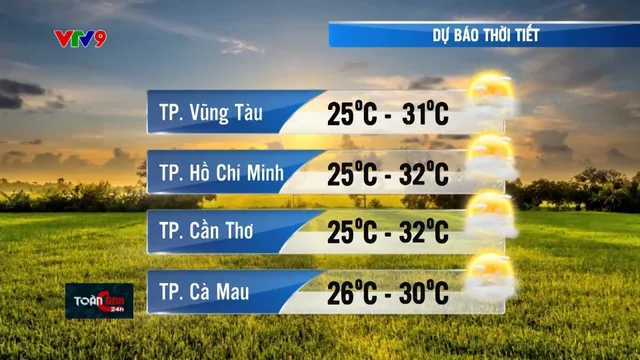 Dự báo thời tiết tối (11/12/2024)