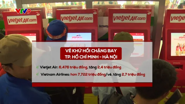 Vé máy bay Tết khan hiếm, đắt đỏ, vé tàu hoả cũng khó mua