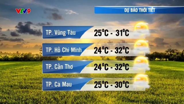 Dự báo thời tiết tối (31/12/2024)