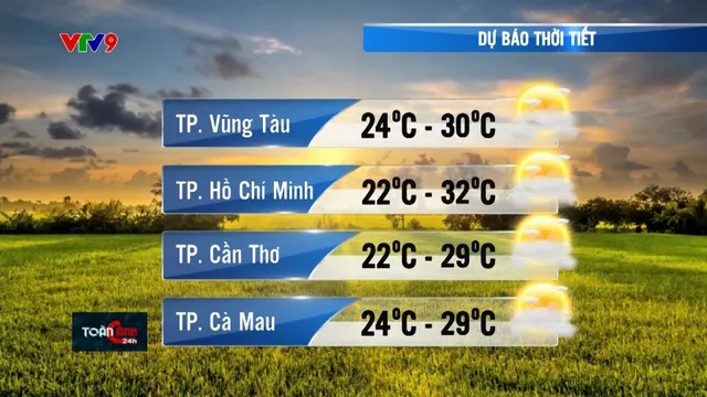 Dự báo thời tiết tối (06/01/2024)