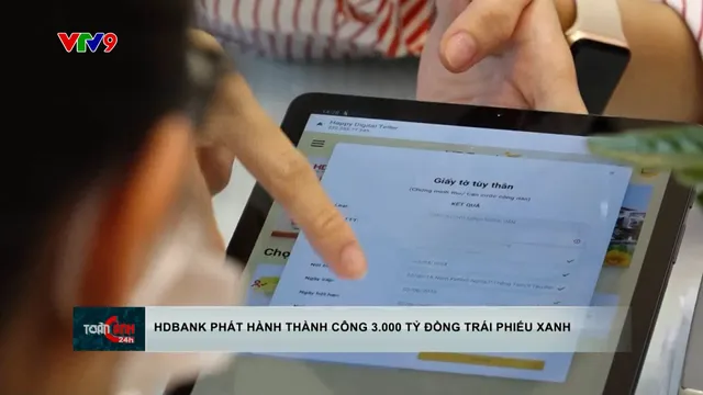 HDBank phát hành thành công 3.000 tỷ đồng trái phiếu xanh