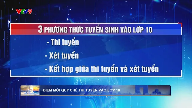 Điểm mới quy chế thi tuyển vào lớp 10