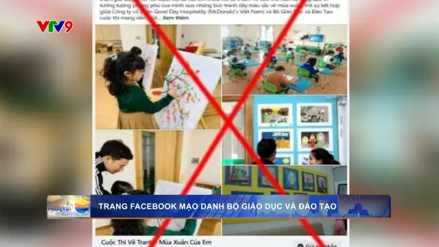 Trang Facebook mạo danh Bộ Giáo dục và Đào tạo