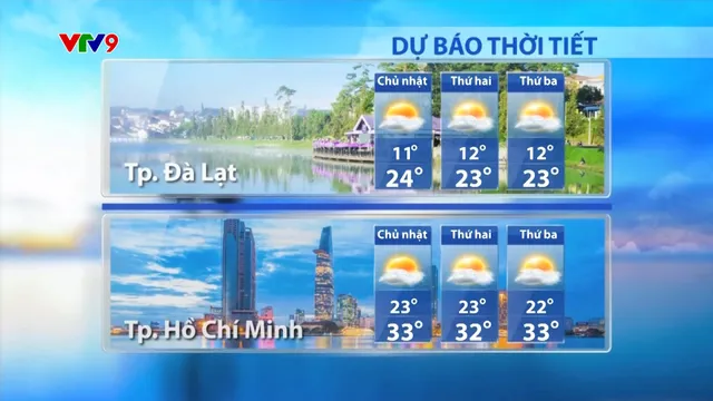 Dự báo thời tiết sáng (19/01/2025)