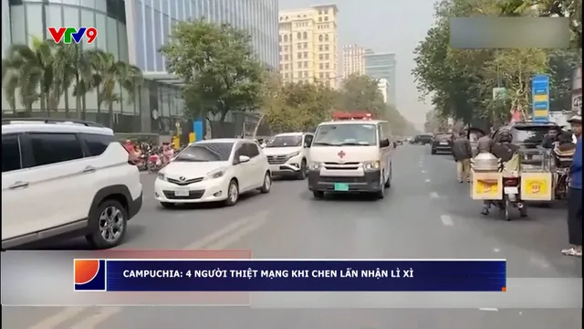 Campuchia: 4 người thiệt mạng khi chen lấn nhận lì xì