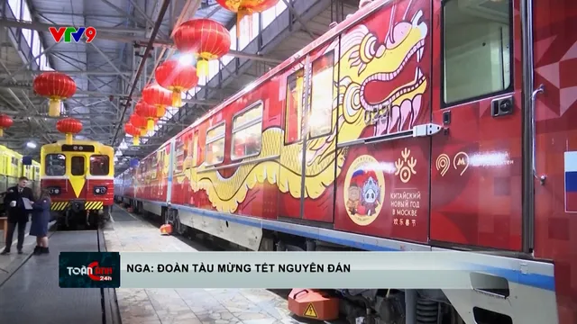 Nga: Đoàn tàu mừng Tết Nguyên đán