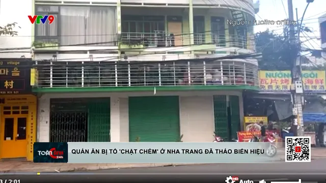 Vụ quán ăn bị tố 'chặt chém' ở Nha Trang: Chủ quán tháo biển hiệu