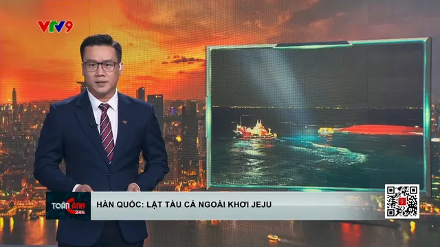 Hàn Quốc: Lật tàu cá ngoài khơi Jeju