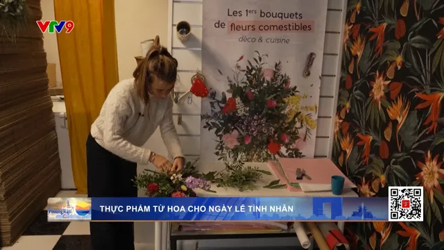 Thực phẩm từ hoa cho ngày lễ tình nhân