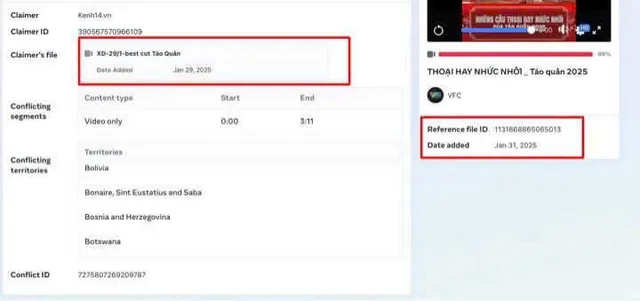Not Only Using Tao Quan 2025 Video Without Permission but Also Filing a Copyright Claim Against VTV - Ảnh 2.
