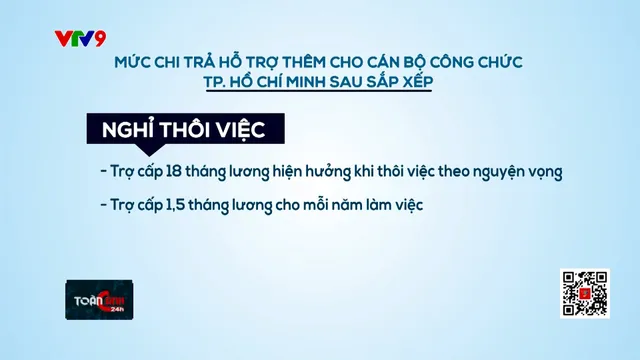 Hỗ trợ thêm với cán bộ, người lao động trong tinh gọn