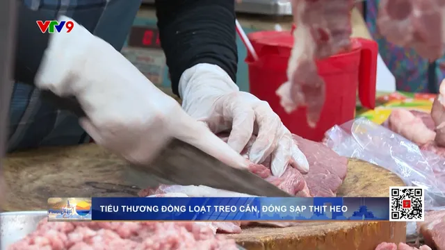 Tiểu thương đồng loạt "treo" cân, đóng sạp thịt heo