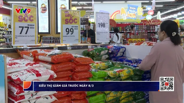 Sức mua yếu, siêu thị rầm rộ giảm giá trước ngày 8/3
