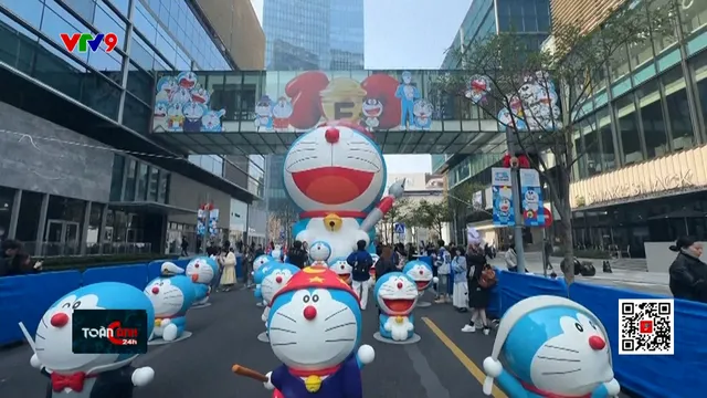 Trung Quốc: Mèo máy Doraemon đổ bộ Thượng Hải