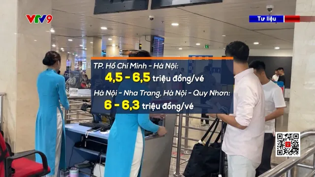 Vé máy bay chặng Hà Nội - TP. Hồ Chí Minh tăng 40%