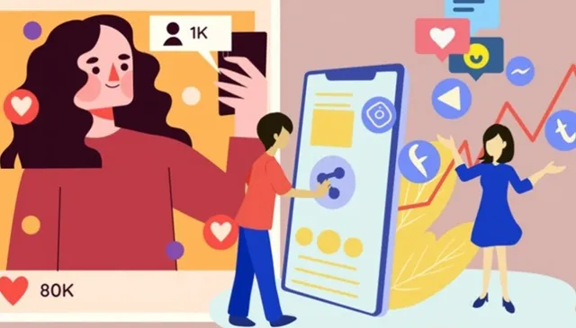 Mua sắm online: Ảnh hưởng từ quảng cáo của các KOL, KOC
