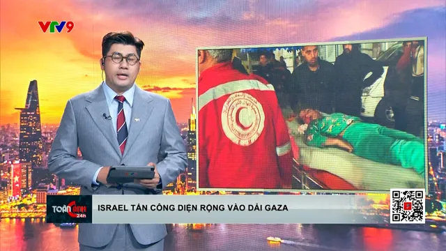 Israel tấn công diện rộng vào Dải Gaza