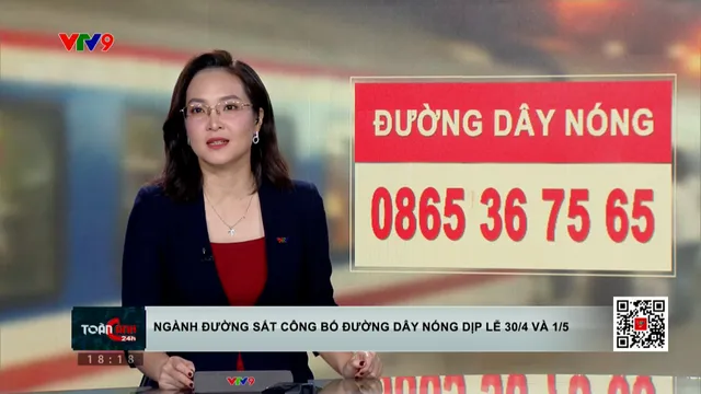 Đường sắt công bố số điện thoại đường dây nóng phục vụ lễ 30/4