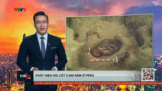 Phát hiện hài cốt 5000 tuổi ở Peru