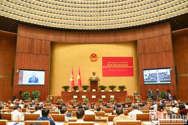 In Pictures: General Secretary To Lam delivers speech at national conference on Resolution of 11th plenum of the 13th Party Central Committee - Ảnh 3.