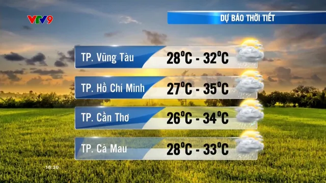 Dự báo thời tiết (01/5/2025)
